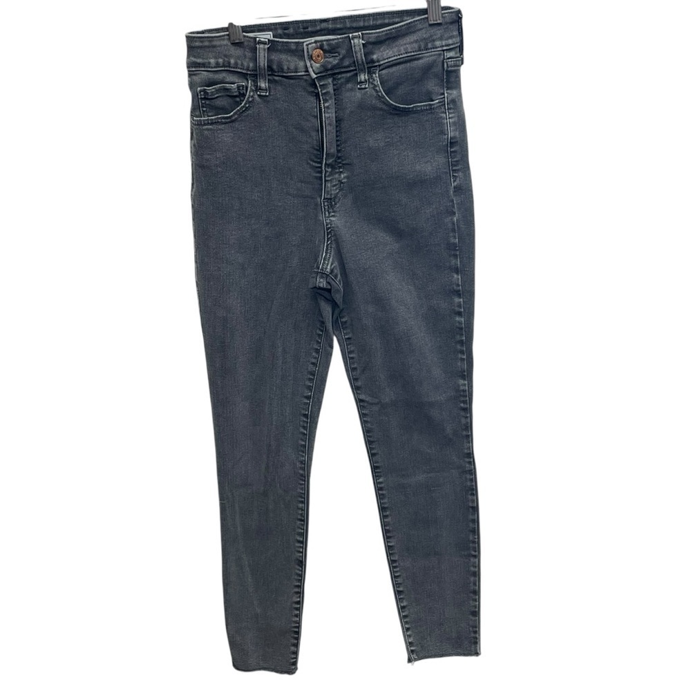 Gap women’s Universal jeggings sky high in washed black size 6 regular